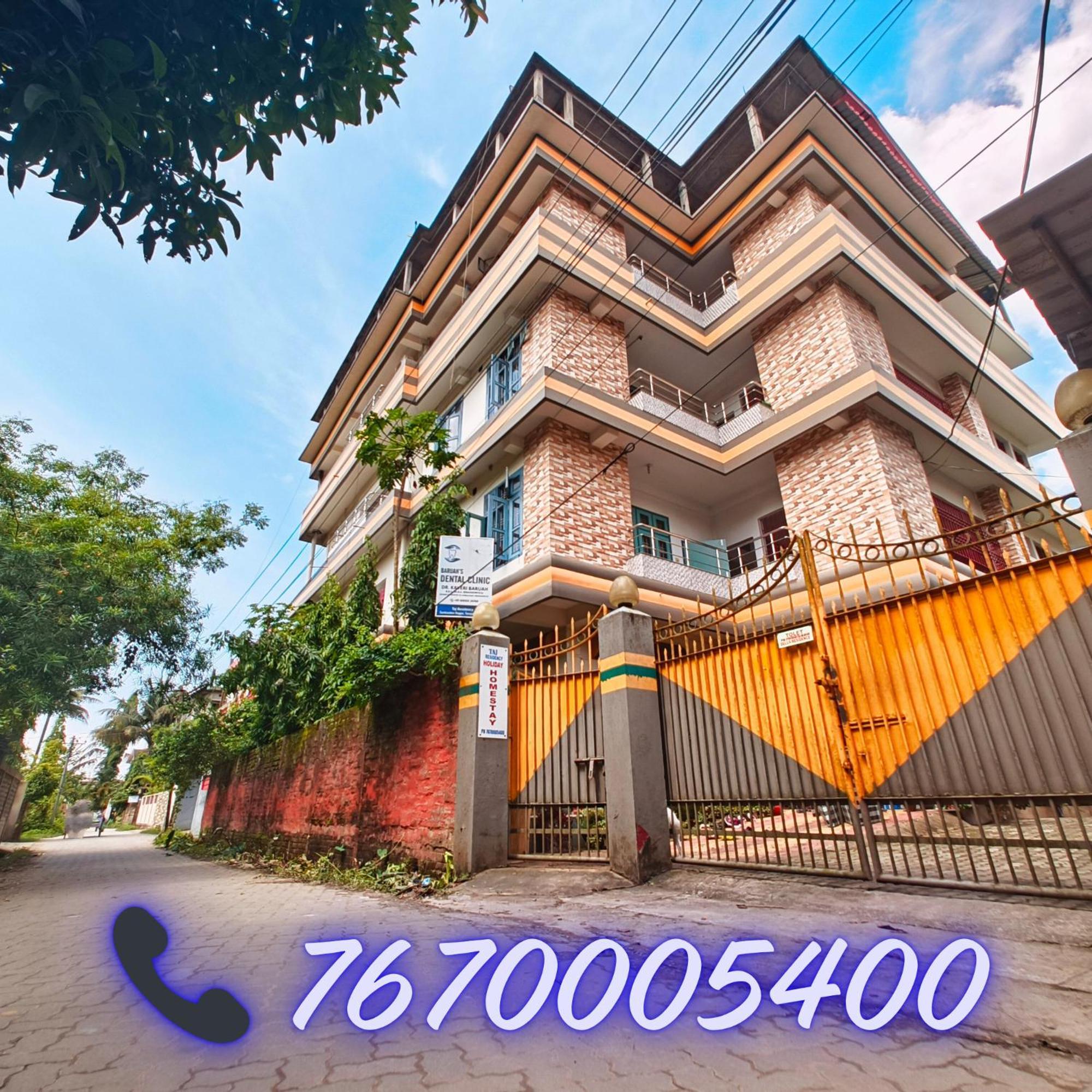 Taj Residency Holiday Homestay -Entire 1Bhk & 2Bhk Private Apartments -Call 767Ooo54Oo Jorhāt Exterior foto